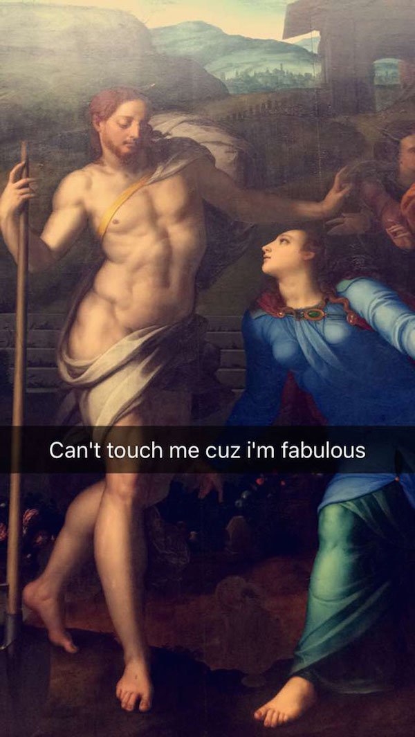 noli me tangere - Can't touch me cuz i'm fabulous