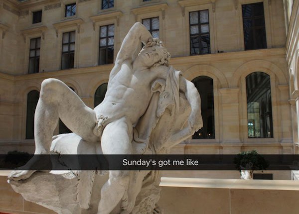 29 amusing snapchats at museums