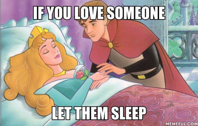 sleeping beauty consent meme - If You Love Someonet Let Them Sleep Memeful.Com