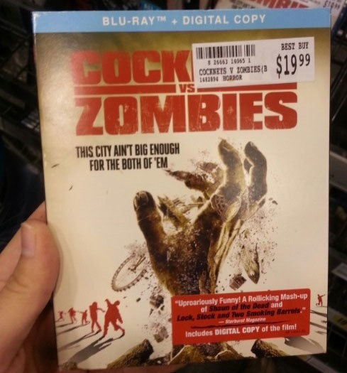 sticker fails - BluRay Digital Copy M An Wn 26553 100051 Cocinets V BonbiesB 11 Horror Best Buy Cocknete V zmatEsta $1999 Zombies This City Ain'T Big Enough For The Both Of 'Em Uproariously Funny! A Rollicking Mashup of Shaun of the Dead and Leck, Sleek a