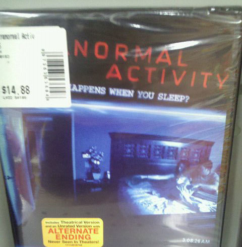 poorly placed stickers - Yen Norhal Activity Appens When You Sleep? $14.88 Theatrical Version Unrated Version Alternate Ending Never seen in Theaters 26 Am