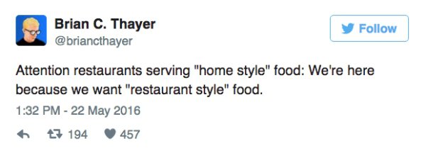 donald trump bette midler - Brian C. Thayer Attention restaurants serving "home style" food We're here because we want "restaurant style" food. t7 194 457