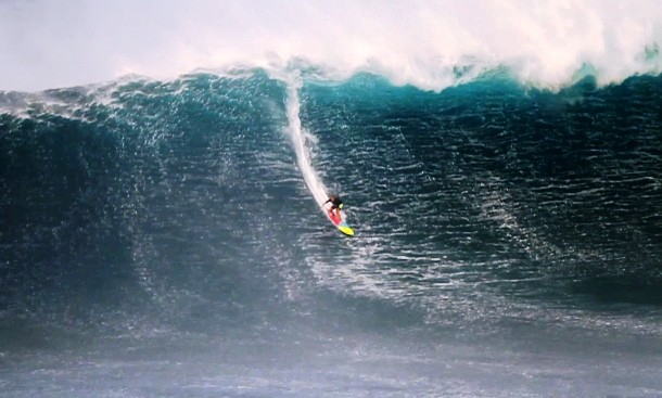 Garrett McNamara, an American professional big wave surfer and extreme waterman, is known for breaking the world record for largest wave ever surfed. In January 2013, McNamara broke his own previous world records by surfing an estimated 30-meter (100-foot) wave off the coast of Nazaré, Portugal.