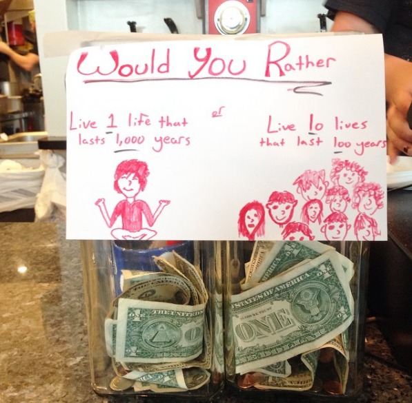 26 Genius Tip Jars Designed to Get People to Give More Money