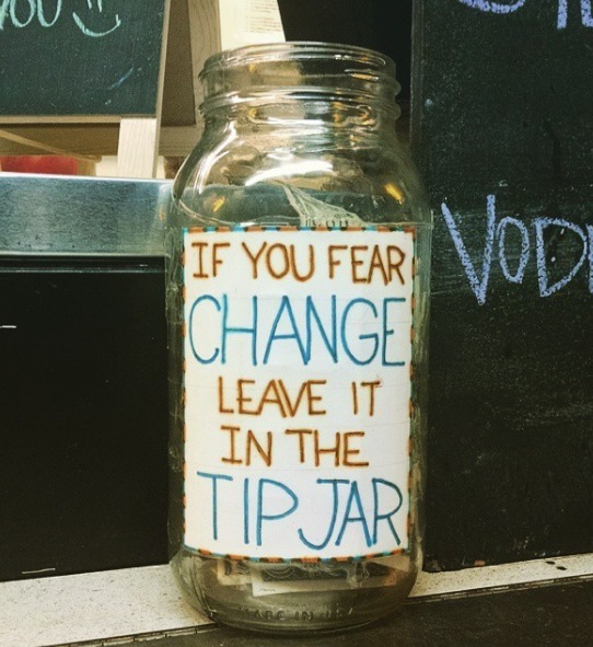 26 Genius Tip Jars Designed to Get People to Give More Money