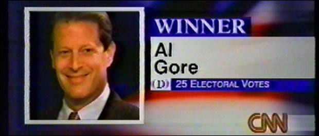 Networks announced the winner of the 2000 presidential election prematurely.

On November 7, 2000, major news networks made a very, very big mistake. The world was watching and waiting to see who would be the next American president, Al Gore or George Bush.

At about 8 PM EST, several networks announced that Al Gore had won the presidency due. They believed this because of calls they made to Florida, which would swung the election in his favor. One by one, starting with CNN, they were forced to recant their statements.