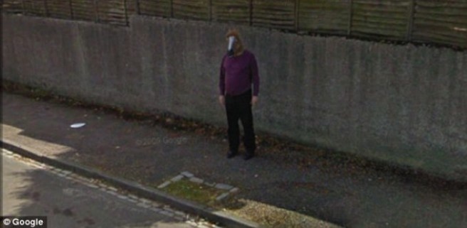 Then there's this guy.

A man with a horse head was caught by a Google Streetview car Horseboy, as he is now known, became an internet sensation after he was spotted by someone searching for an optician on Streetview.