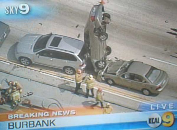 driving fails - SKY9 Live Breaking News Burbank KAL9