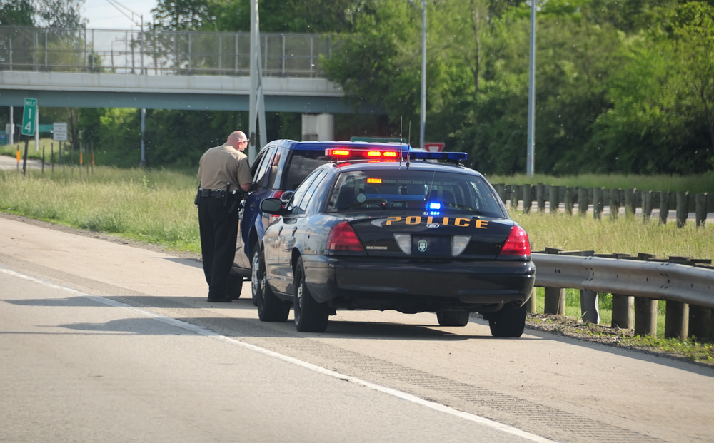 If that wasn't bad enough, he got a speeding ticket.

He was a few miles away when a cop, who had been staking out the area, pulled him over for speeding.