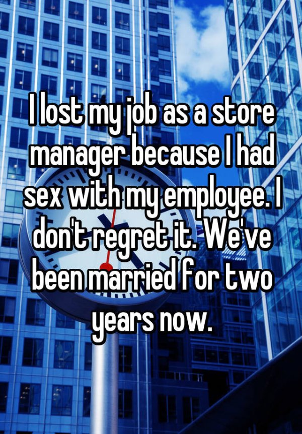 18 Scandalous - Ellost my job as a store manager because I had beenmarried for two Lyears now.