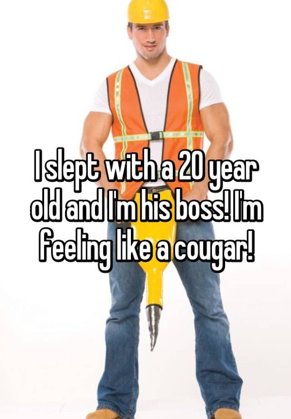 standing - Islept with a 20 year old and Imbisbosslm Feeling a cougar!