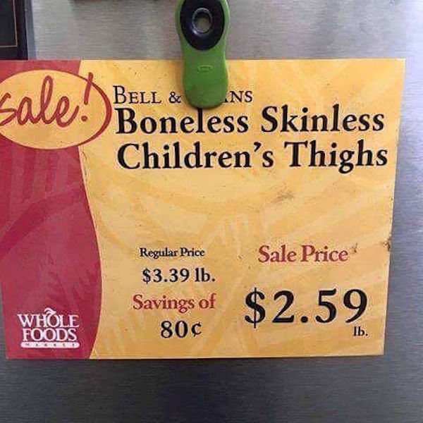 whole foods market - Sale Bell & Bell & Ns Boneless Skinless Children's Thighs Regular Price $3.39 lb. Sale Price Savings of $2.59 Whole Foods 80