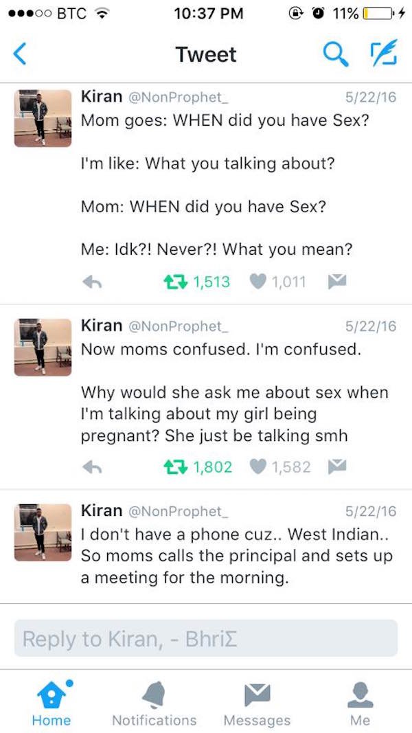 7th grader tells the story of how he got his GF pregnant…without having sex