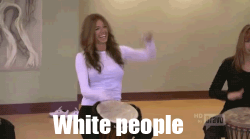 white person gif - White people bravo
