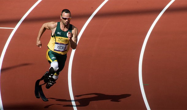 Oscar Pistorius. He was once looked up to as an example of what hard work can achieve. Being convicted as a murderer isn’t as inspirational as sprinting with blades instead of legs.
