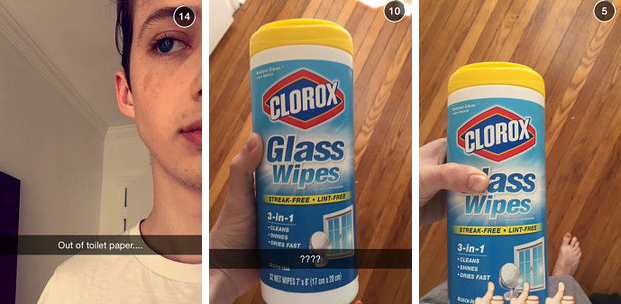 clorox - Clorox Clorox Glass Wipes Streak Freelint.Cree ass Wipes 3in1 Out of toilet paper.... Es Fast 7??? 3in1 2 WIFEST1517001