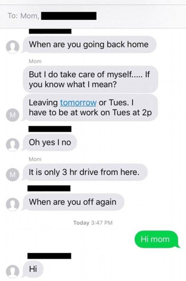Horrified Daughter Gets Added To Her Mom’s Sexting Chat.