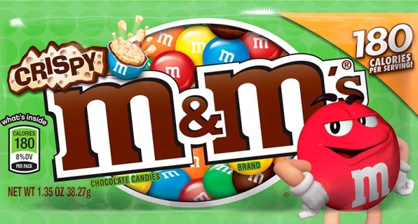 Slightly larger than the traditional milk chocolate variety, Crispy M&M’s were released in 1999 and were produced until 2005 when they were discontinued in the US. This iconic candy remains available in some countries in Europe and Asia.