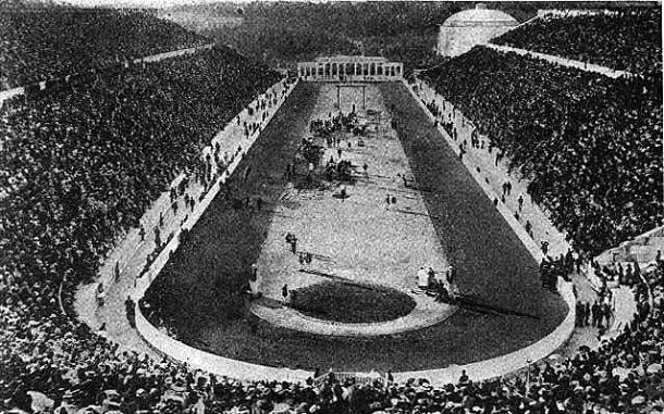 The 1906 Intercalated Games, or 1906 Olympic Games, was an international multisport event that was celebrated in Athens, Greece and were at the time considered to be Olympic Games by the International Olympic Committee (IOC). As more stress was placed on the continuing sequence of four-year Olympiads, the games of 1906 did not qualify anymore and today the IOC does not recognize the 1906 Games as Olympics but rather a separate sporting event that celebrated the tenth anniversary of the first modern Games.