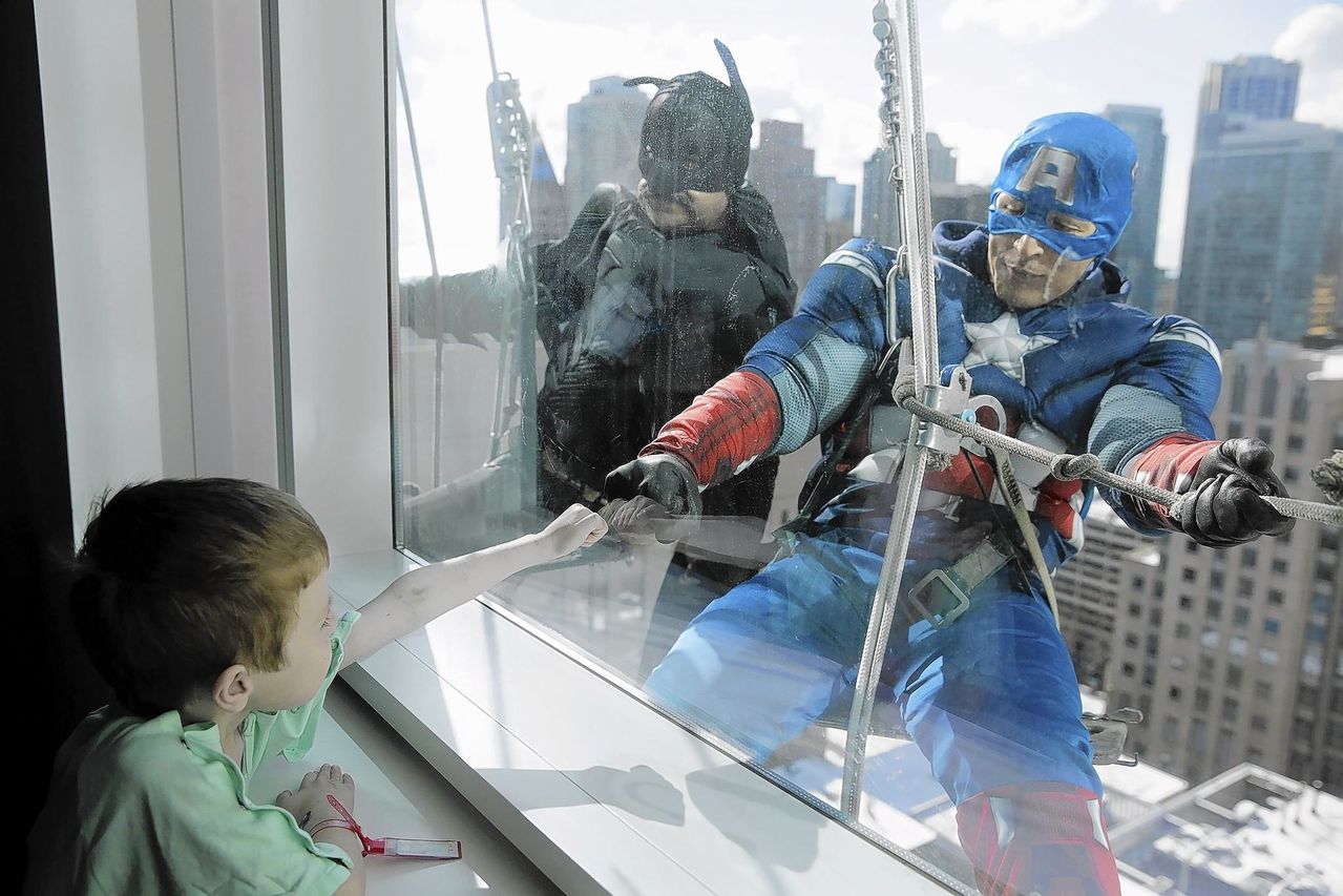 Window Washers At A Children’s Hospital