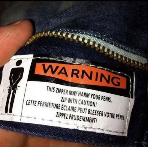 Extremely Unnecessary Warning Labels