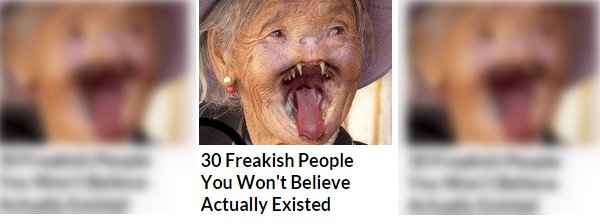 click bait scary old lady - 30 Freakish People You Won't Believe Actually Existed