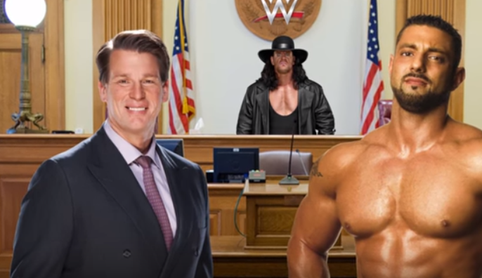 Professional Wrestlers would arbitrate backstage disputes in a wrestler’s court with the Undertaker usually presiding as judge. Sentences often involved the offending wrestler buying alcohol for other wrestlers.