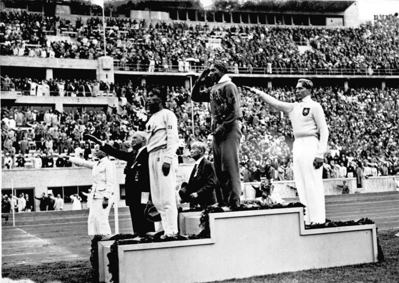 80 years ago Jesse Owens of the USA refuted Adolf Hitler’s myth of Aryan supremacy by breaking the world record in the 200-meter race in the 1936 Olympic Games in Berlin, Germany