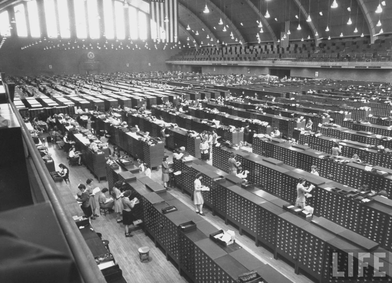Inside the FBI’s Colossal Fingerprint Factory 1943
