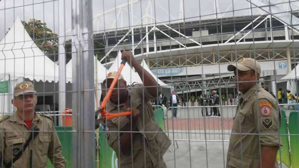 The Rio Olympics ran into a little hiccup that, while seemingly minor, is amusing nonetheless. According to media reports, officials lost keys to the Olympic Stadium, locking them out of the mixed area. Workers had to use bolt cutters to get in!

It's unclear if this will have any logistical effect on the games going forward, but it doesn't speak highly of the preparation and organization of an already-criticized Olympics. Did nobody make an extra set of keys?