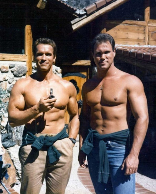 Can't imagine it's easy finding a double for Arnold Schwarzenegger