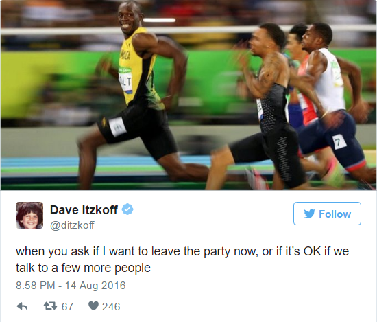 Funniest Reactions of Usain Bolt Beating Everyone With a Smile
