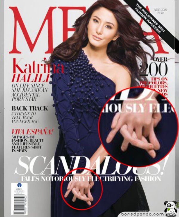 photoshop mistakes - The Philippines' Best Fashion Magazine Auc 2009 P150 Mto Over Katrie Halili 00 Tips On Colors, Julities Vi Onlife Since She Became Av Accidental Porn Star Back Track 5 Ttings To Tellnour Bounger NO1 Mously Ele Viva Espaa 50 Piges Of T
