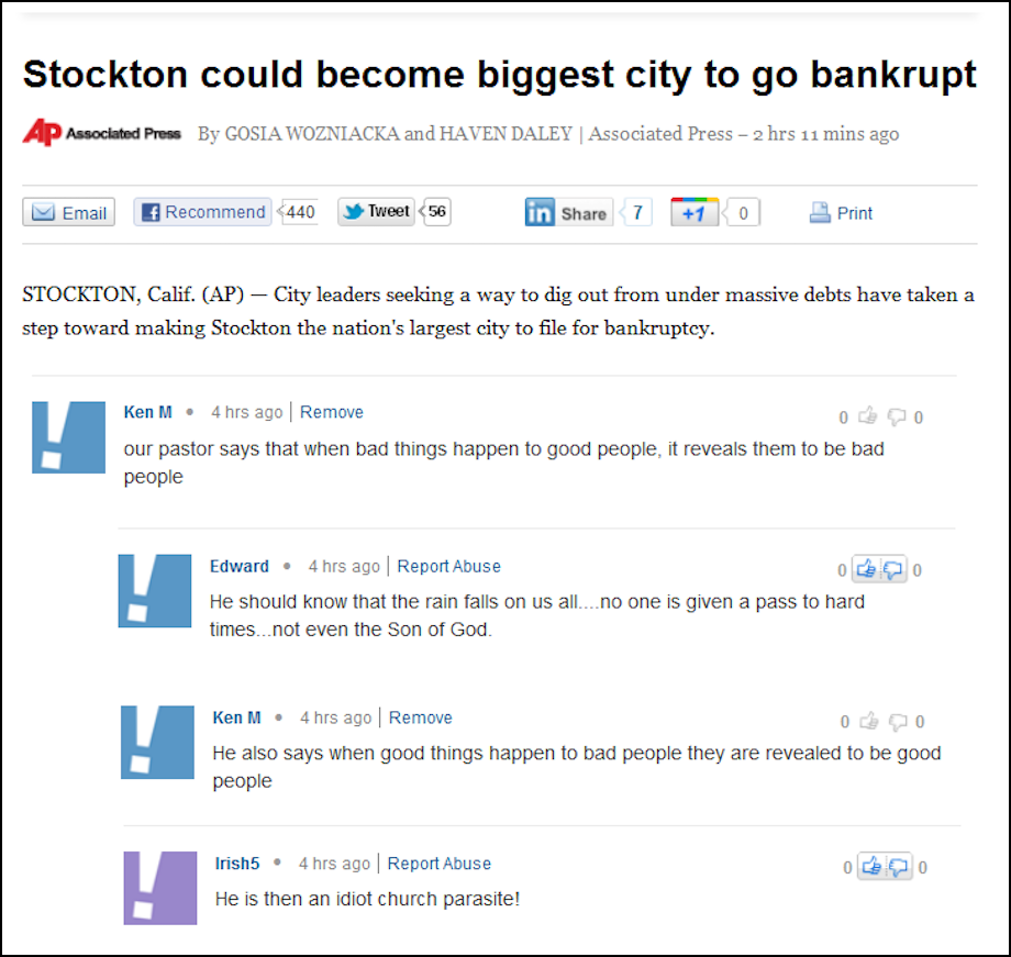 brains will become self aware ken m - Stockton could become biggest city to go bankrupt Ap Associated Press By Gosia Wozniacka and Haven Daley | Associated Press 2 hrs 11 mins ago M Email Recommend