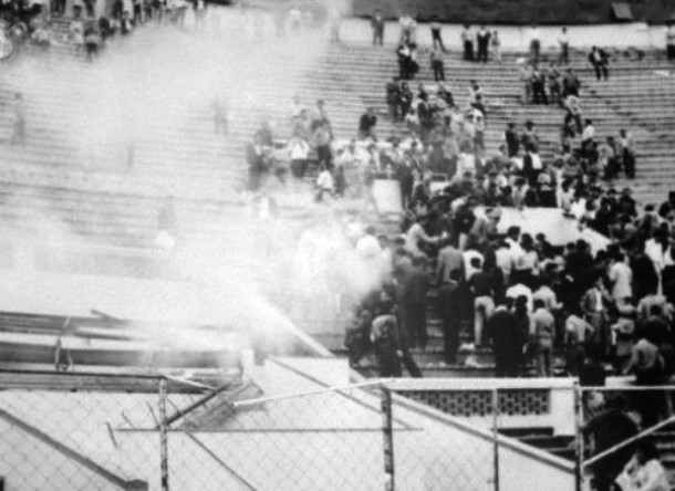 In the qualifying match for the 1964 Summer Olympics soccer tournament between Peru and Argentina, home fans began rioting after a late Peru goal was disallowed. Police fired tear gas into the crowd, exacerbating the situation, which ended with 328 deaths and 500 injuries. This incident remains one of the worst disasters in soccer history.