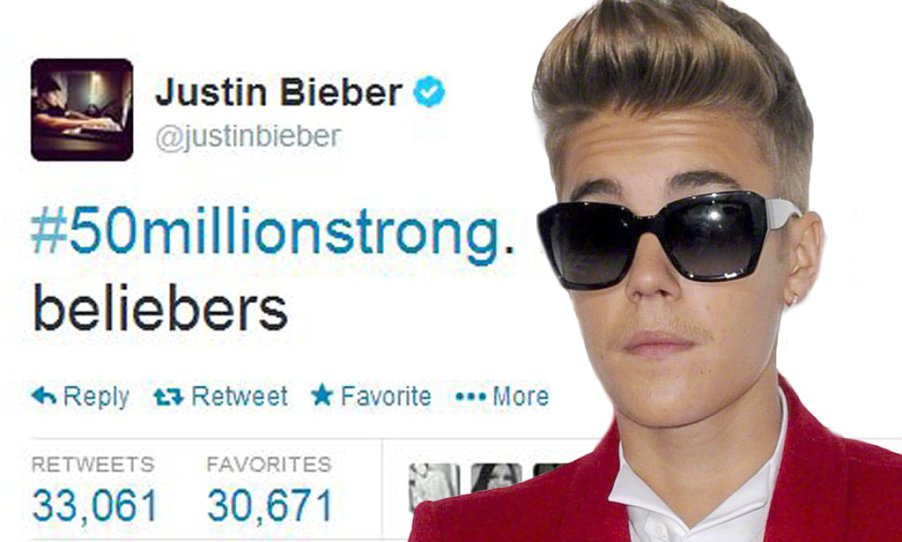 In 2013 the BBC reported that 50% of Justin Bieber’s Twitter followers are fake. The source was a website who searched Bieber’s followers for buzzwords typically associated with spam, such as diet and money… and probably McLaren.