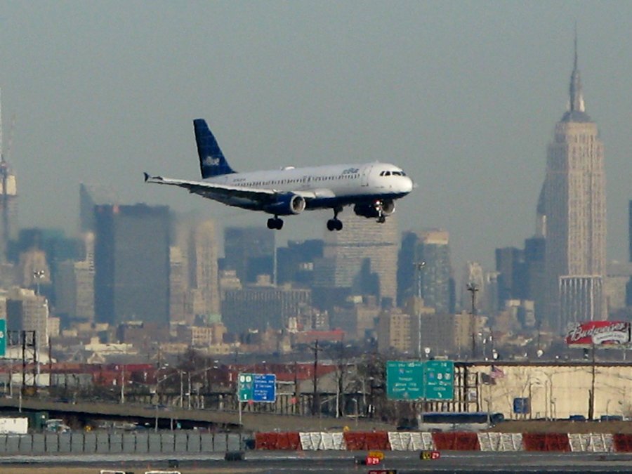 In 2011 the Bureau of Transportation Statistics found that 40% of the most delayed flights in the US were either going to or leaving from Newark Airport in New Jersey.