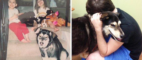 “My very first and very last day with my dog, Coco.”