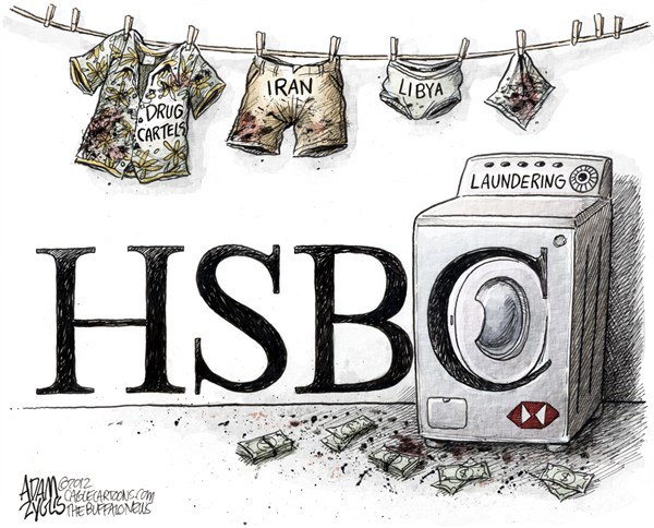 British banking giant HSBC admitted to laundering billions of dollars for Colombian and Mexican drug cartels and violating a host of important banking laws (from the Bank Secrecy Act to the Trading With the Enemy Act), but there were no criminal charges and no one went to prison.
