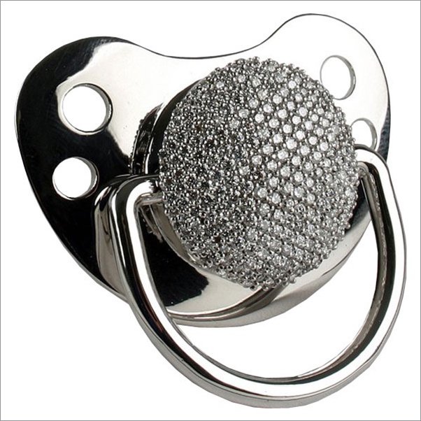 24 Carat White Gold Pacifier – $20,000