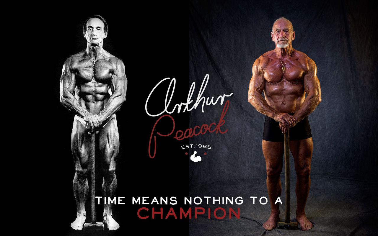 Bodybuilder turning 80 this year compared to himself at 40