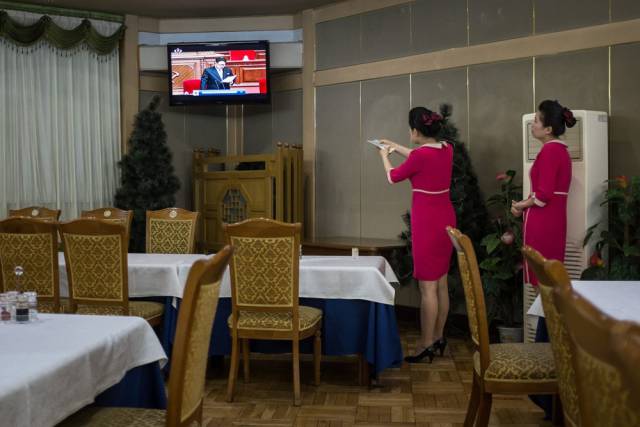 TVs only show state-sponsored programming, and everything gets interrupted by government broadcasts or speeches by Kim Jung-Un.