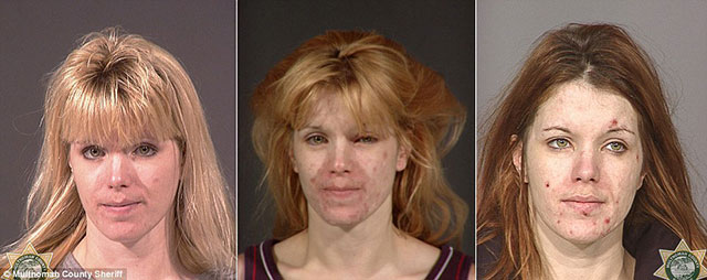 the faces of meth