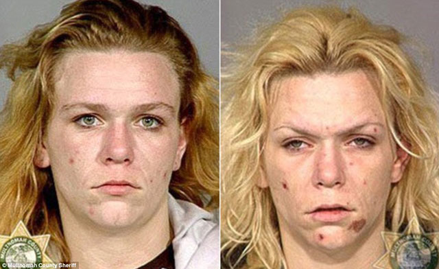 the faces of meth