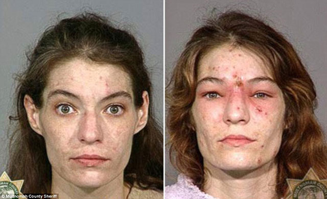 the faces of meth