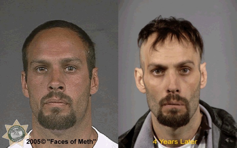 the faces of meth