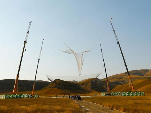 In July 2016, a daredevil leaped from a plane 25,000 feet into a giant net, becoming the first person in the world to complete a skydive without a parachute. 

Luke Aikins was in free fall for around two minutes after jumping from a small propeller plane above Simi Valley, California. The 42-year-old was not wearing a wing suit or emergency parachute for the jump, which was broadcast live on television. 

He thanked the dozens of crew members who spent two years helping him prepare for the jump, including those who assembled the net and made sure it worked. While Aikins has made over 18,000 skydives, he admitted to being nervous before his latest feat.