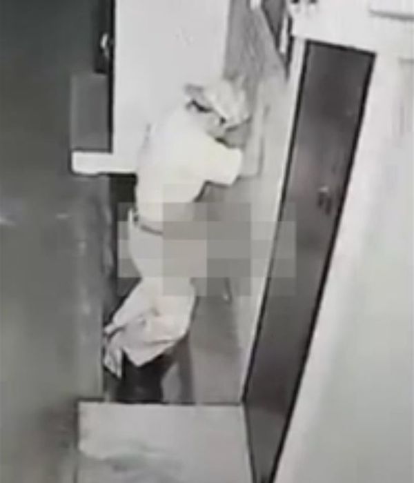 Somewhere in China, a man was caught having sex with a drainpipe in May 2016.

In a video posted online, the man approaches the pipe and quickly pulls his trousers and underwear down. He then huddles up against the inanimate object and makes thrusting movements against it with his arms pressed up against the wall. He appears to look directly at the CCTV camera but doesn't seem too concerned about being caught. Of course, the video has since gone viral.