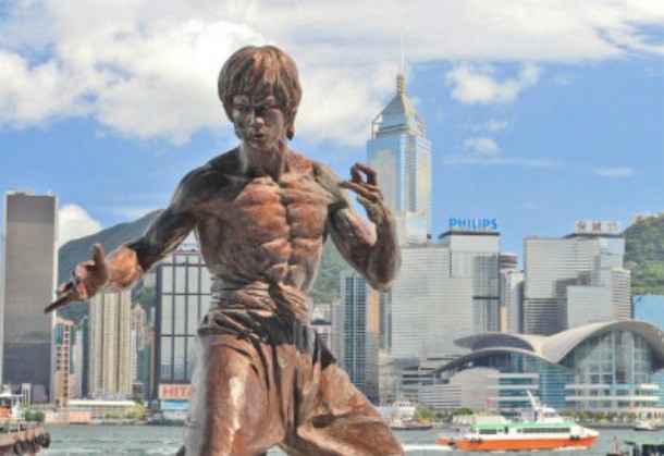 To mark the occasion of what would have been Lee’s sixty-fifth birthday (November 27, 2005), a bronze statue of a shirtless Bruce adopting a martial arts pose was unveiled in Hong Kong, effectively kicking off a week long Bruce Lee festival.
