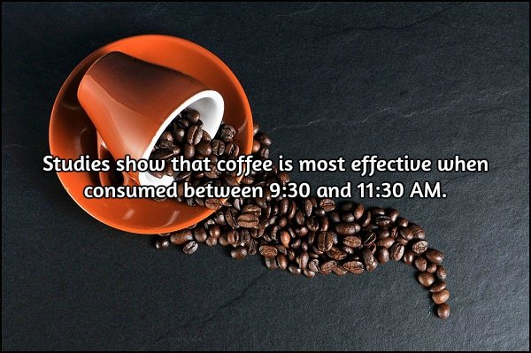 Wake up to some stimulating facts about coffee